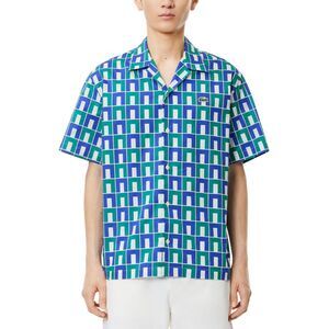 Lacoste Mens Robert George Button Up Shirt, Multicoloured, NWT